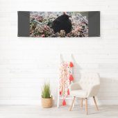 Winter Blackbird Banner (Insitu)
