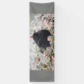Winter Blackbird Banner (Vertikal)