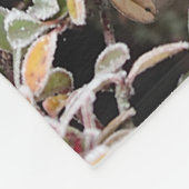 Winter Blackbird Fleecedecke (Ecke)