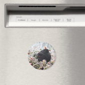 Winter Blackbird Magnet (In Situ (Geschirrspüler))