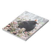 Winter Blackbird Notizblock (Rotiert)