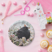 Winter Blackbird Pappteller (Party)