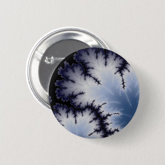 Winter-Blatt Button (Vorne & Hinten)