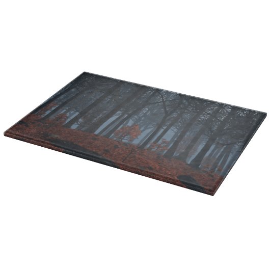 Winter Blätter Cutting Board Schneidebrett (Ecke)