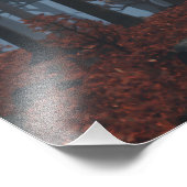 Winter-Blätter Foto drucken (Ecke)