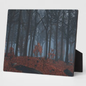 Winter-Blätter Foto Plaque Fotoplatte (Seite)