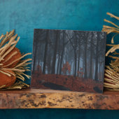 Winter-Blätter Foto Plaque Fotoplatte (Seite)