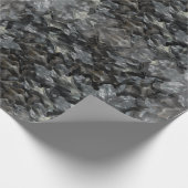 Winter-Blätter Geschenkpapier (Ecke)