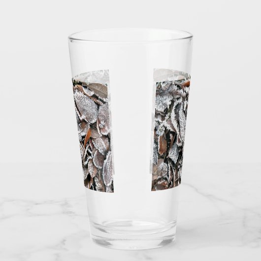 WINTER-BLÄTTER GLAS (Links)