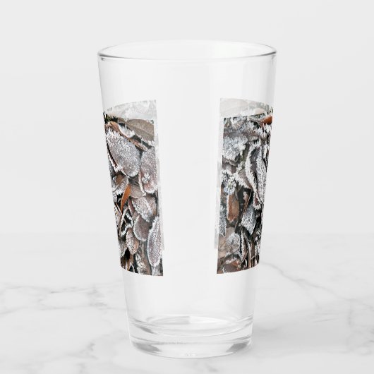 WINTER-BLÄTTER GLAS (Rechts)