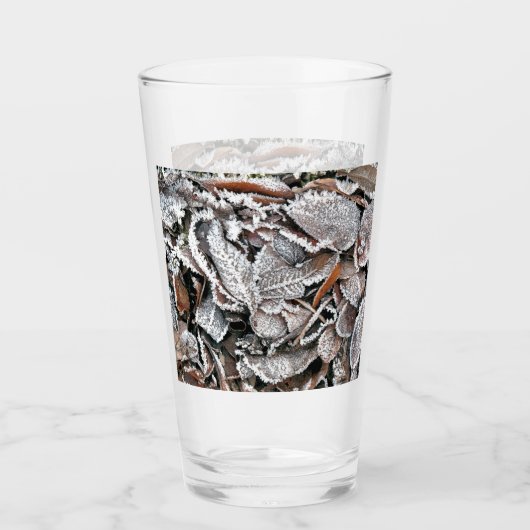 WINTER-BLÄTTER GLAS (Vorderseite)
