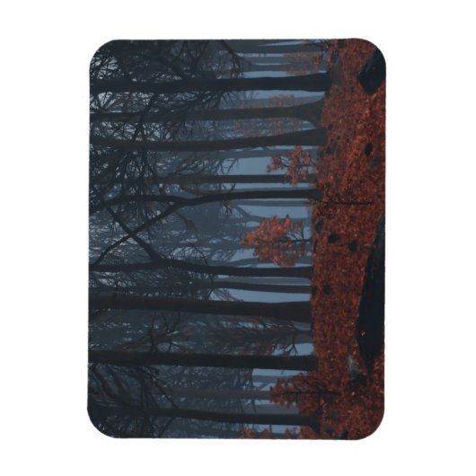 Winter Blätter Magnet (Vertikal)