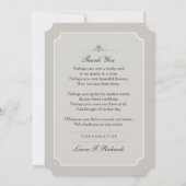 Winter-Blätter - Memorial & Vielleicht Gedicht Vie Einladung (Rückseite)