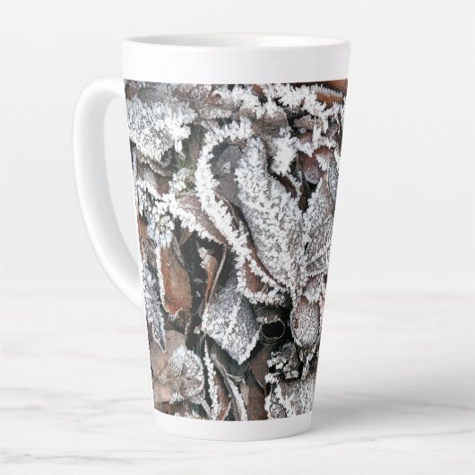 WINTER-BLÄTTER MILCHTASSE (Linke Ecke)