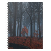Winter-Blätter-Notebook Notizblock (Vorderseite)
