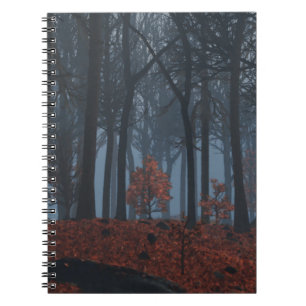 Winter-Blätter-Notebook Notizblock