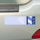 Winter-Blau Autoaufkleber (Auf Auto)
