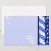 Winter-Blau Briefpapier (Vorne/Hinten)