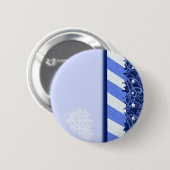 Winter-Blau Button (Vorne & Hinten)