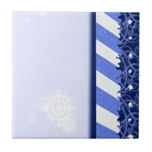 Winter-Blau Fliese