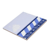 Winter-Blau Fliese (Seite)