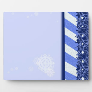 Winter-Blau Fotoplatte