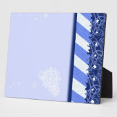 Winter-Blau Fotoplatte (Seite)