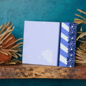 Winter-Blau Fotoplatte (Seite)