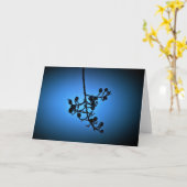 Winter Blau, Karte (Gelbe Blume)