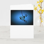 Winter Blau, Karte (Gelbe Blume)