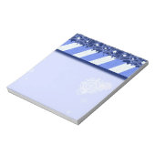 Winter-Blau Notizblock (Rotiert)