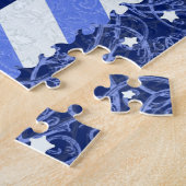 Winter-Blau Puzzle (Seite)