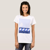 Winter-Blau T-Shirt (Vorne ganz)