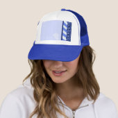 Winter-Blau Truckerkappe (Beispiel)