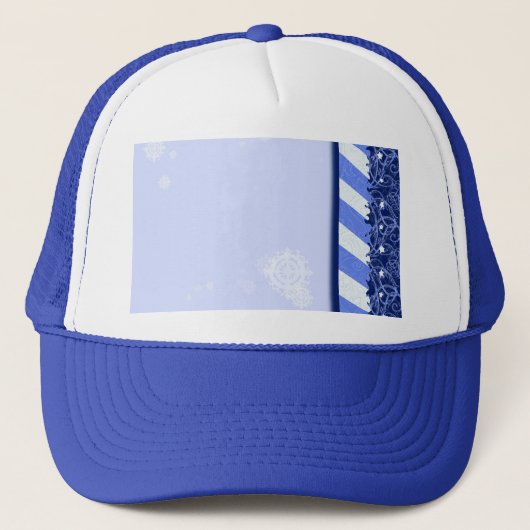 Winter-Blau Truckerkappe (Vorderseite)