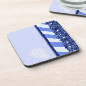 Winter-Blau Untersetzer (Linke Seite)