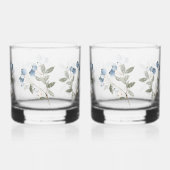 Winter Blaubeer Botanisch Whiskyglas (Rückseite)