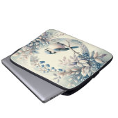 Winter Blaubeeren-Kranz Laptopschutzhülle (Vorne Knopf)