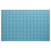 Winter-blaues Schneeflocke-Muster Stoff (Yard (91,4 cm))