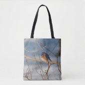 Winter Blaumeise Tier  Tasche (Vorderseite)