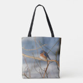 Winter Blaumeise Tier  Tasche (Rückseite)