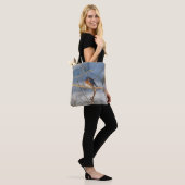 Winter Blaumeise Tier  Tasche (Am Model)