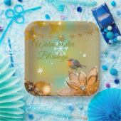 Winter Blessings paper plates Pappteller (Party)