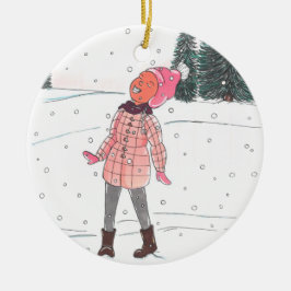 Winter Bliss Keramik Ornament