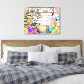 Winter Bliss Leinwanddruck (Insitu (Schlafzimmer))