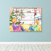 Winter Bliss Leinwanddruck (Insitu (Holzboden))