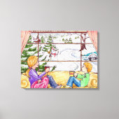 Winter Bliss Leinwanddruck (Vorderseite)