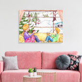 Winter Bliss Leinwanddruck (Insitu (Wohnzimmer))