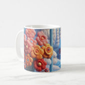 Winter Bloom Window Kaffeetasse (Vorderseite Links)