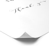 Winter Blooms Garland Hochzeitserie Poster (Ecke)